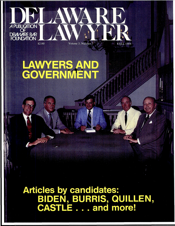 Fall 1984 No. 2: Lawyers and Government - Fall 1984