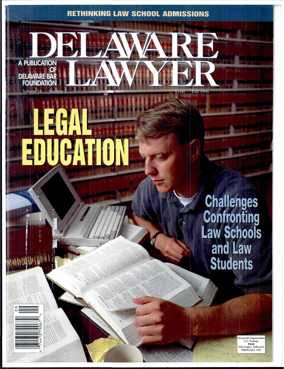 Fall No. 3: Legal Education - Fall 1996