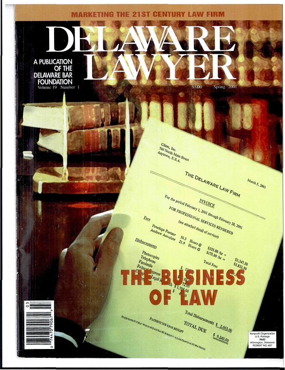 Spring No. 1: The Business of Law - Spring 2001