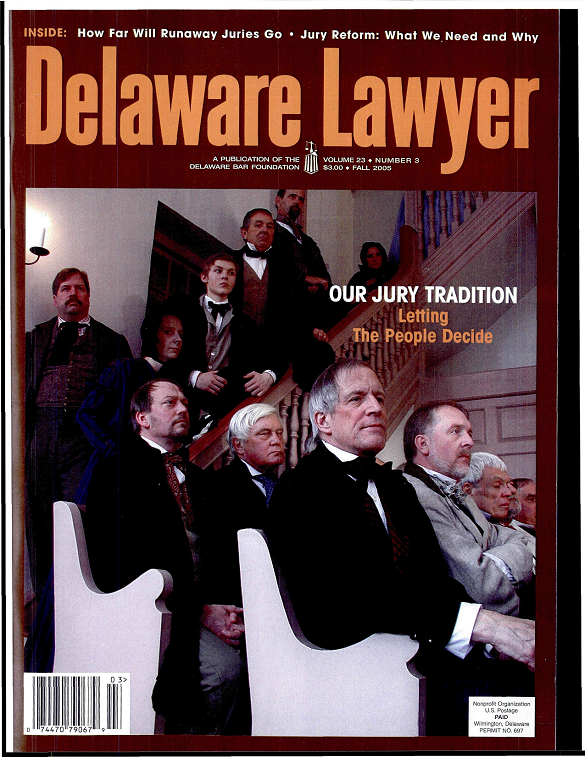 Fall No. 3: Our Jury Tradition- Letting People Decide – Fall 2005