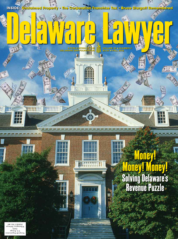 Fall No 2: Money! Money! Money! Solving Delaware’s Revenue Puzzle – Fall  2012