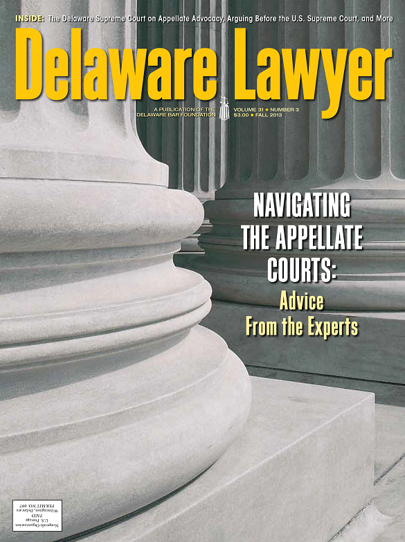 Fall No.3: Navigating the Appellate Courts: Advice from the Experts.Notes: Appellate Issue – Fall 2013