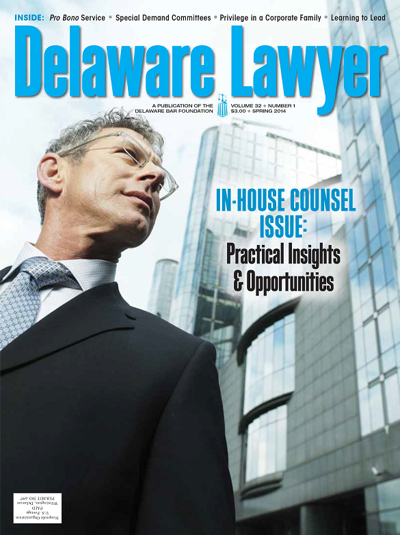 Spring No.1: In-House Counsel Issue: Practical Insights & Opportunities – Spring 2014